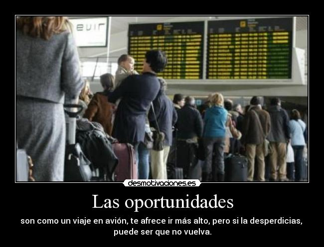 Las oportunidades - 