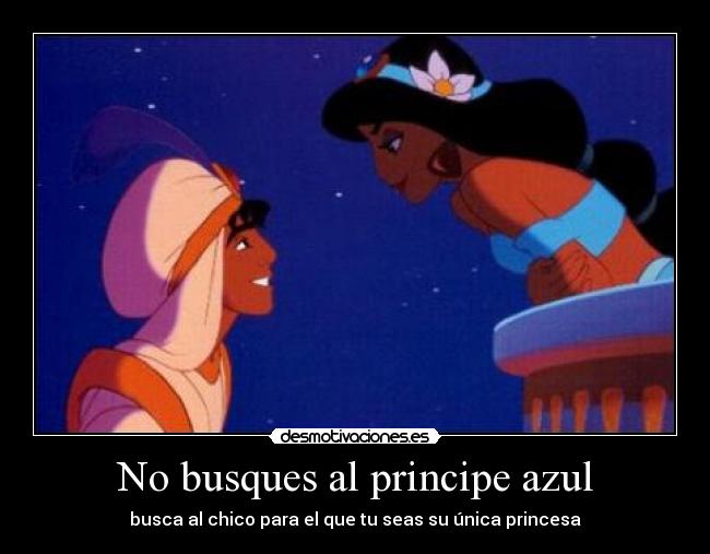 No busques al principe azul -
