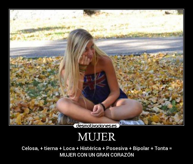 carteles mujer mujer desmotivaciones