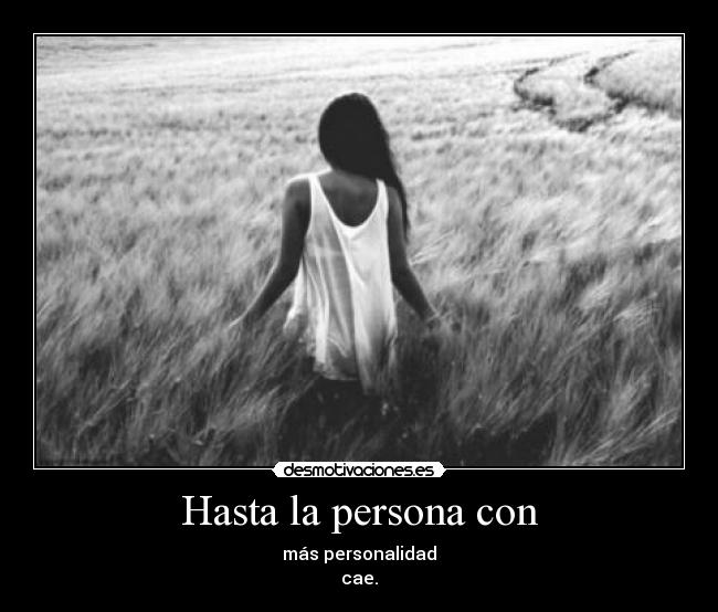Hasta la persona con -