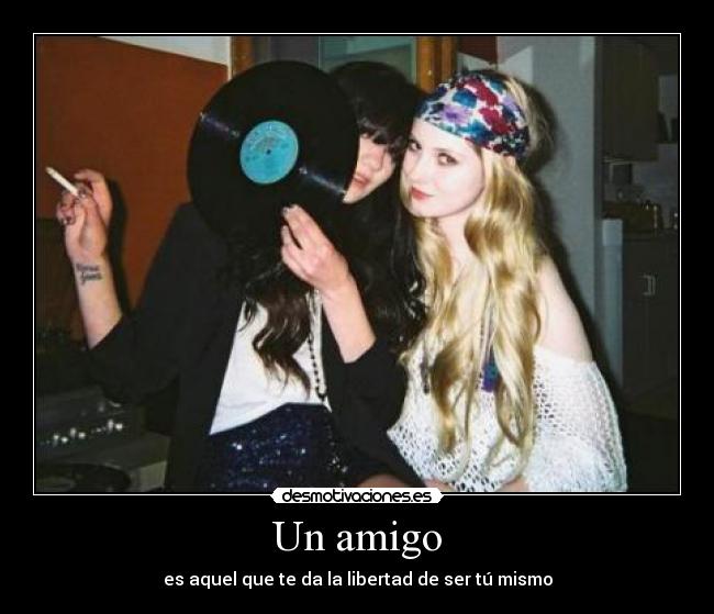 Un amigo -