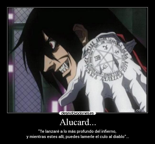 carteles alucard desmotivaciones