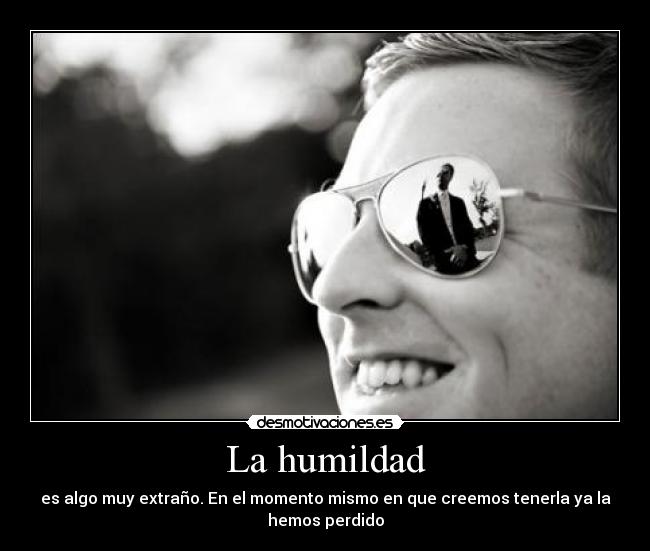 La humildad -
