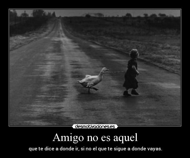 Amigo no es aquel -