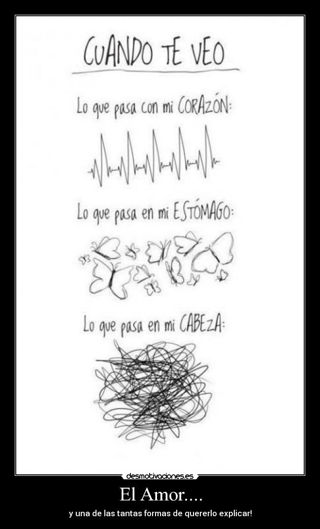 El Amor.... - y una de las tantas formas de quererlo explicar!