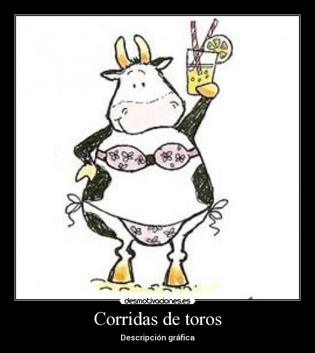 Corridas de toros - Descripción gráfica