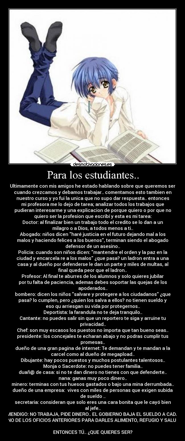 Para los estudiantes.. - 
