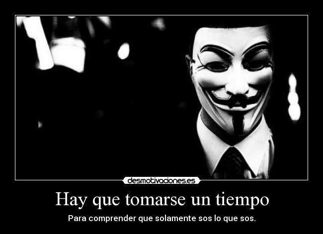 Hay que tomarse un tiempo - 