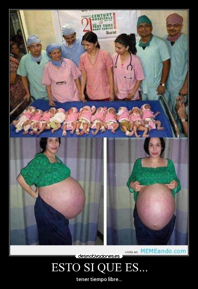 ESTO SI QUE ES... - tener tiempo libre...