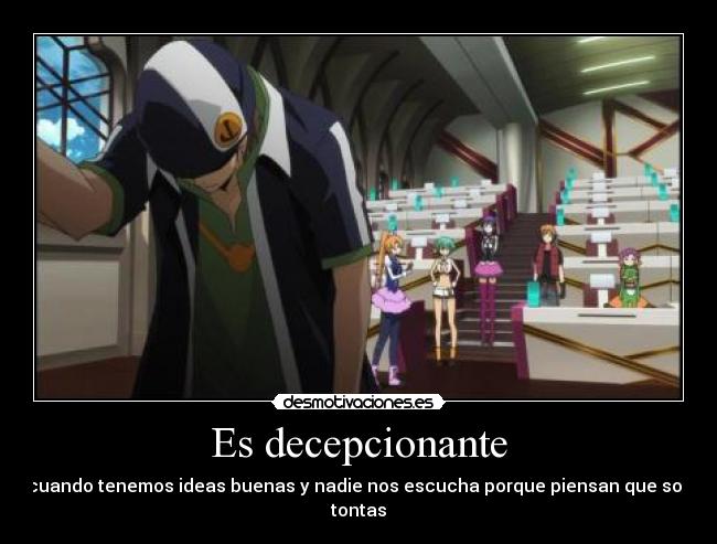 carteles aquarion evol anime las ideas buenas grandes son las ideas que escuchan desmotivaciones