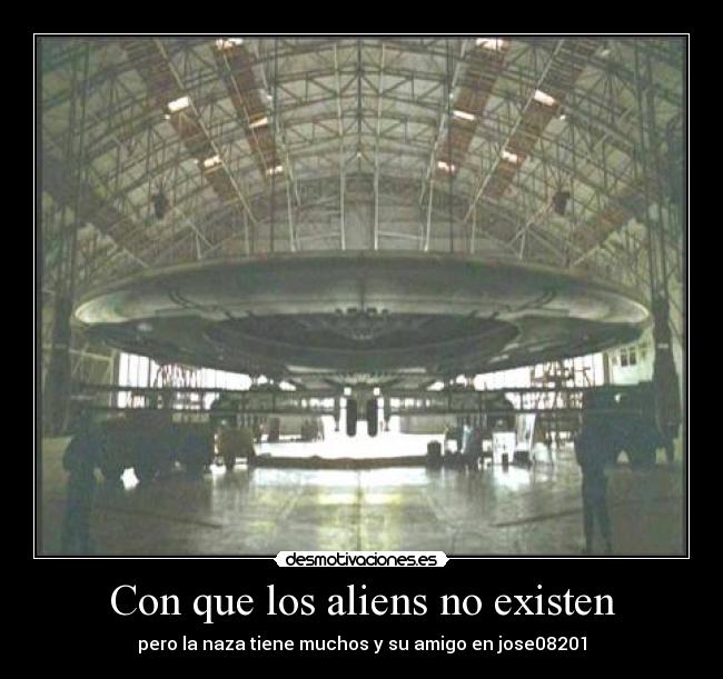 Con que los aliens no existen - 