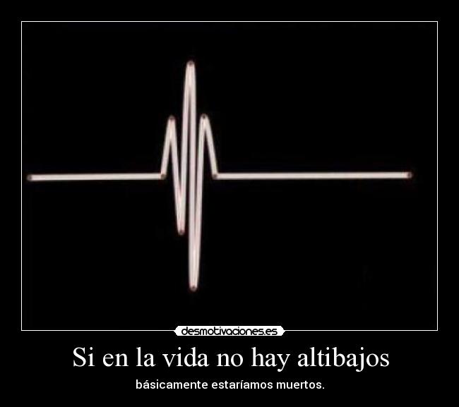 carteles vida vida subidas bajadas desmotivaciones