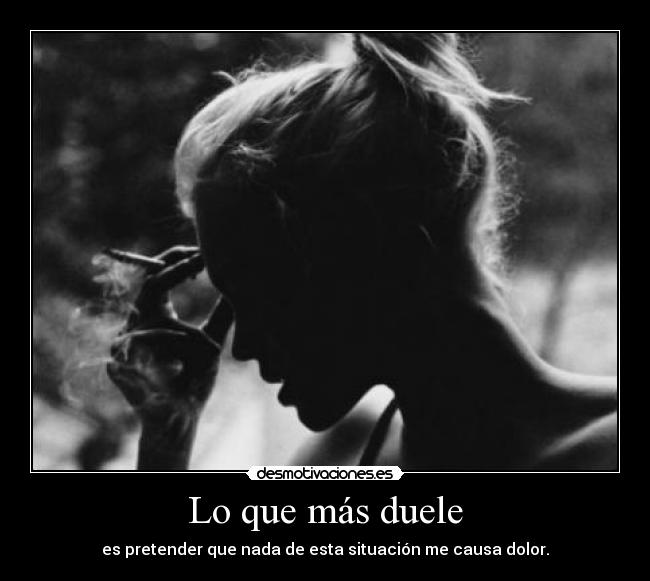 Lo que más duele -