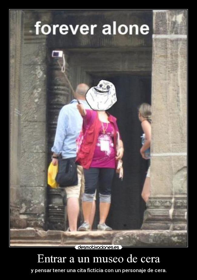 Entrar a un museo de cera -