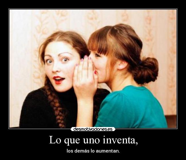 Lo que uno inventa, - 