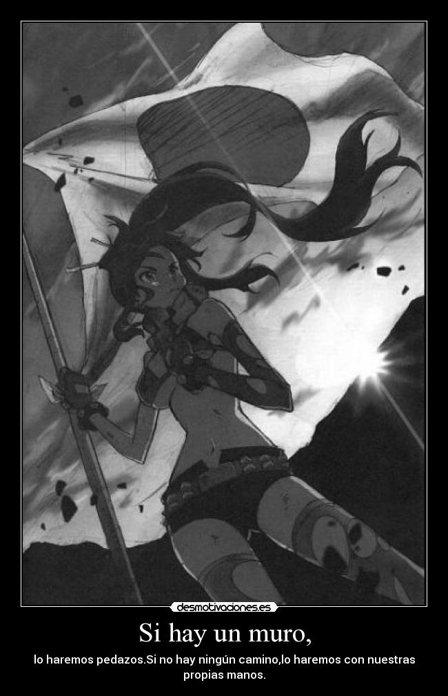 Si hay un muro, - 