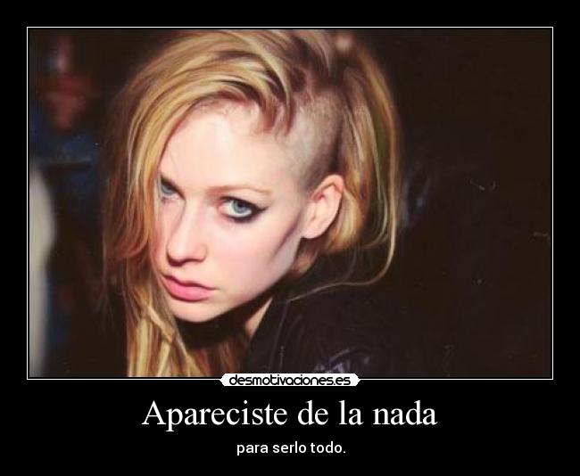 Apareciste de la nada - 