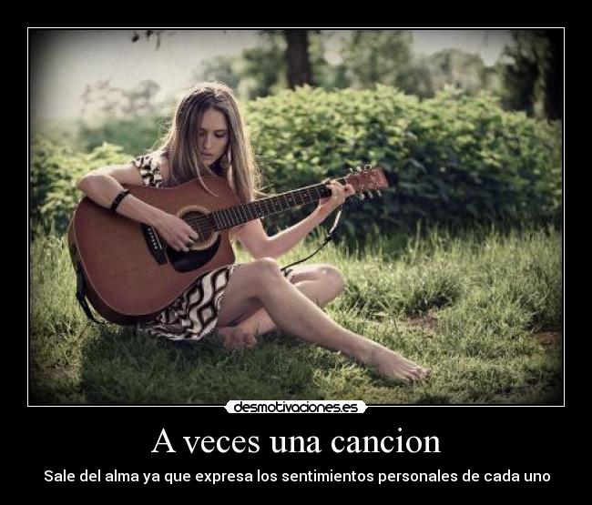 A veces una cancion - 