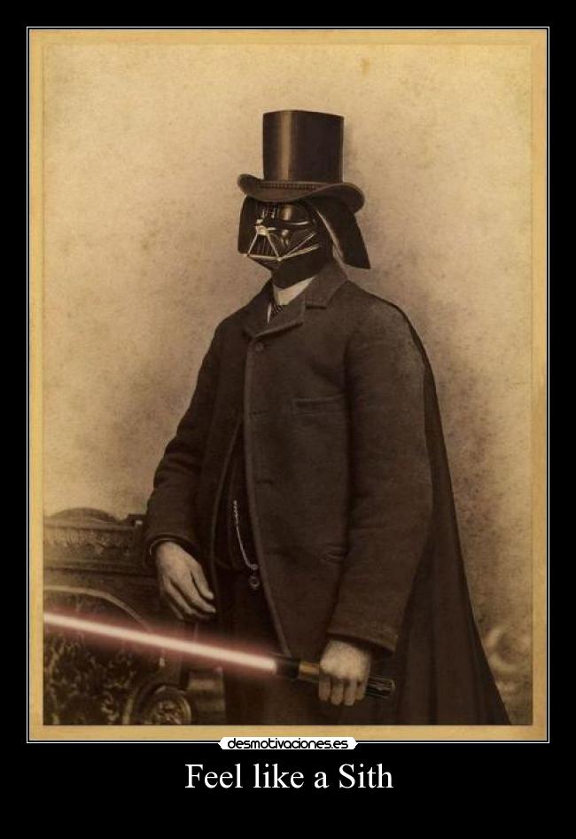 carteles slipkdemon intruders clandesplazado clanhorde dark vader feel like sith sir desmotivaciones