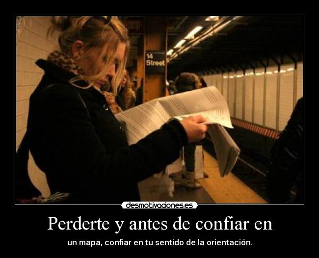 Perderte y antes de confiar en - 