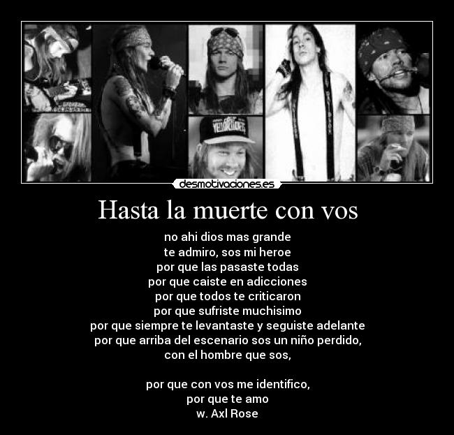 Hasta la muerte con vos - 