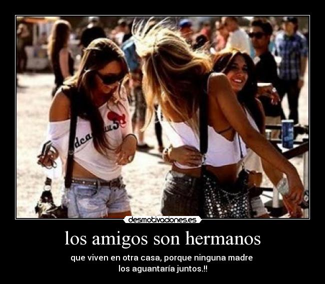 los amigos son hermanos - 