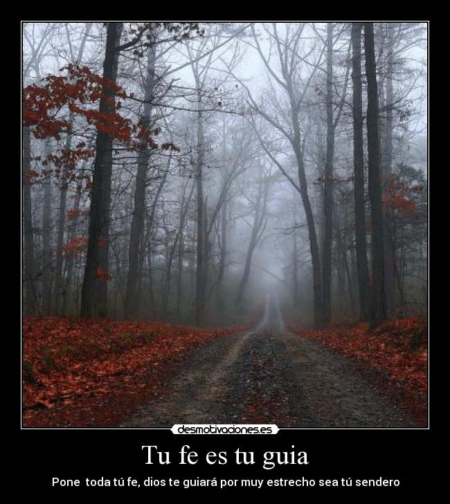 Tu fe es tu guia -