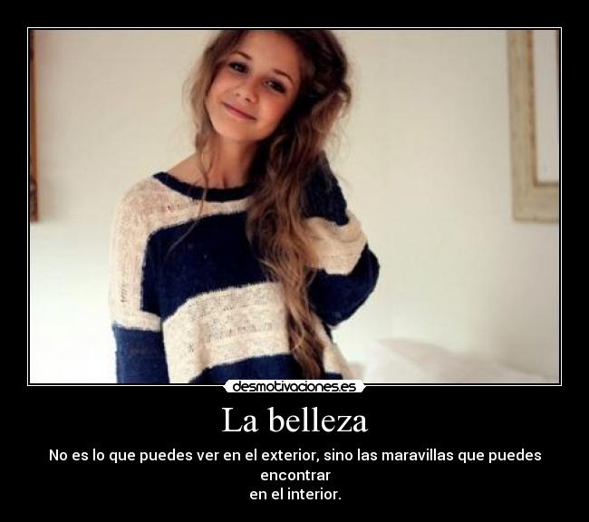 La belleza -