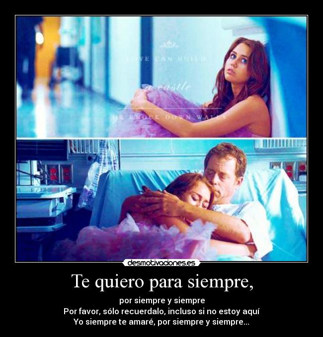 carteles quiero para siempre frase una cancion banda parachute desmotivaciones