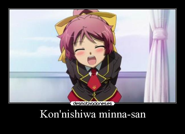 Konnishiwa minna-san -