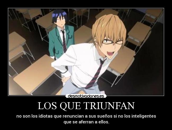 carteles anime desmotivaciones