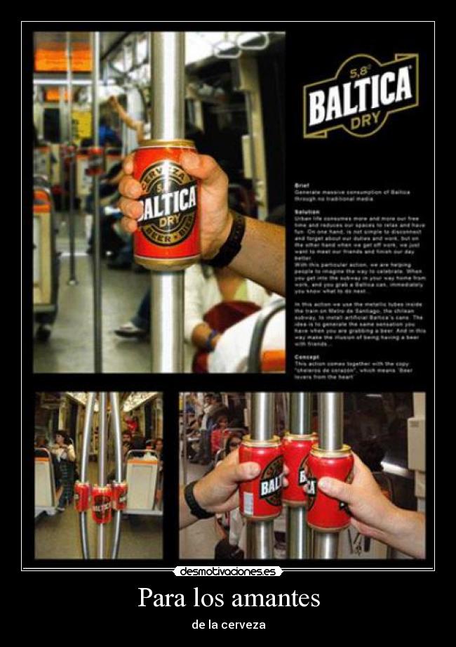 Para los amantes - de la cerveza