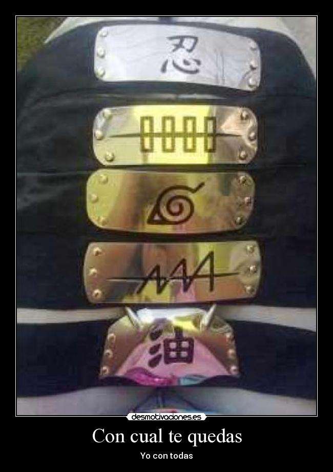 Con cual te quedas - Yo con todas