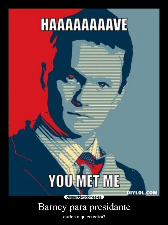 Barney para presidante - 