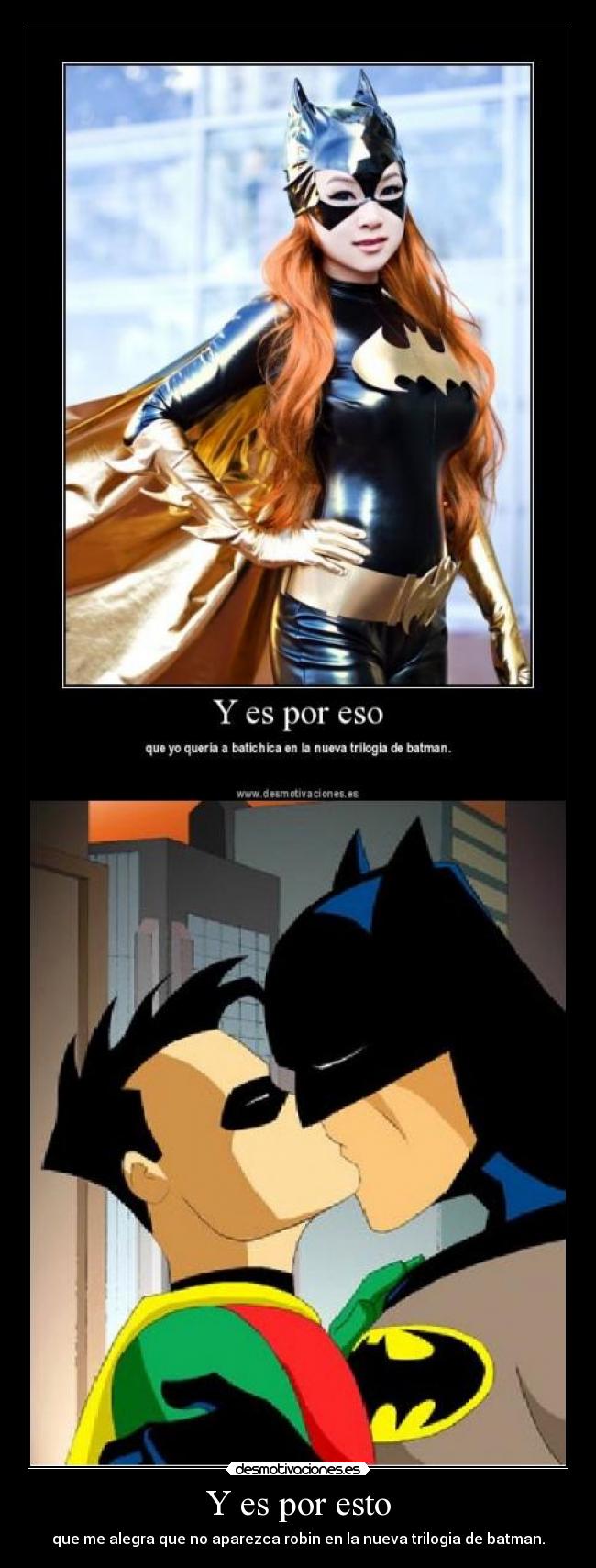 carteles batman robin homosexual desmotivaciones
