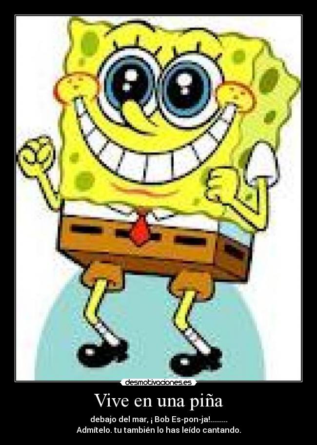 carteles bob esponja desmotivaciones