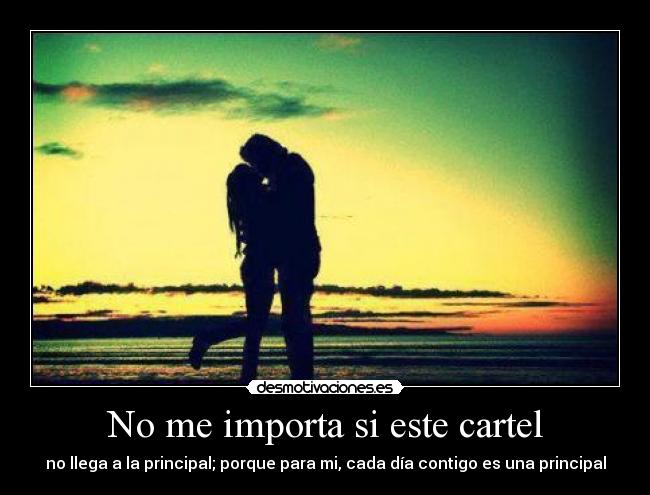 No me importa si este cartel - 