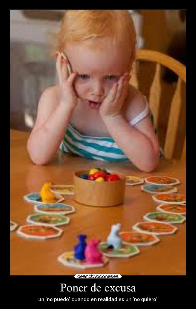 Poner de excusa -