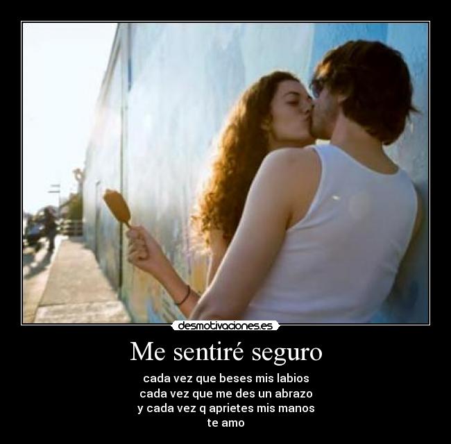 Me sentiré seguro -