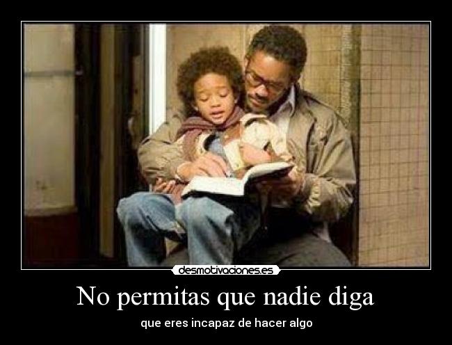 No permitas que nadie diga -