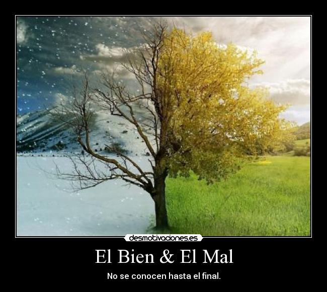 El Bien & El Mal - No se conocen hasta el final.