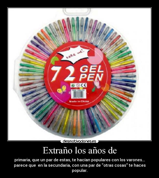 Extraño los años de - 