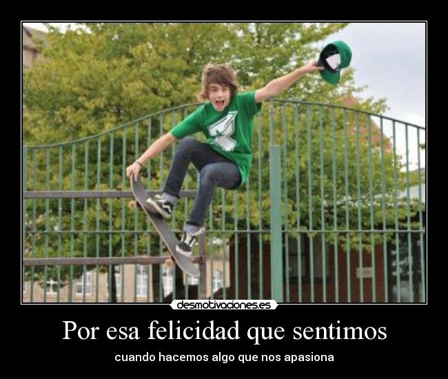 Por esa felicidad que sentimos - 