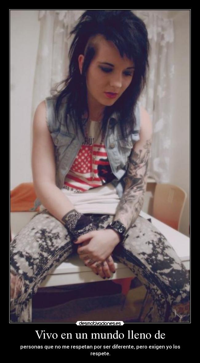 Vivo en un mundo lleno de -