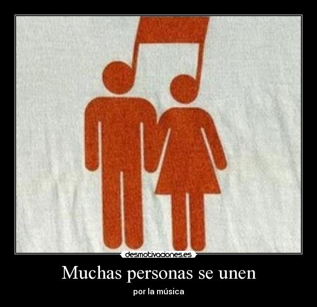 Muchas personas se unen - por la música