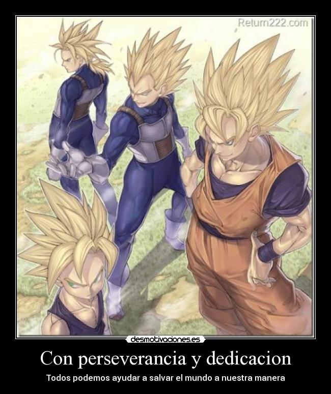 Con perseverancia y dedicacion - 
