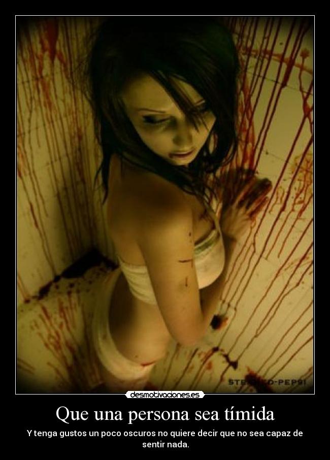 Que una persona sea tímida -