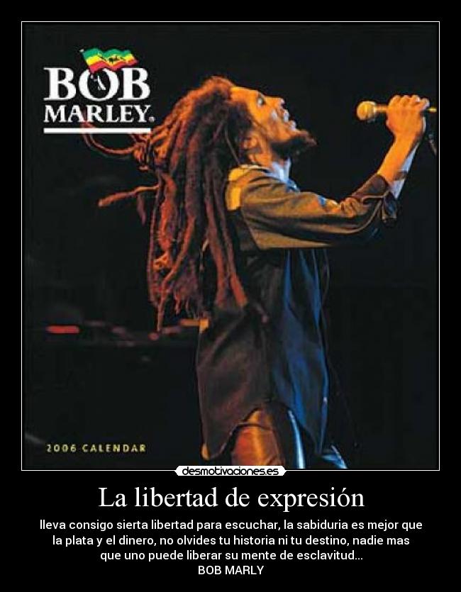 carteles libertad bob marly desmotivaciones