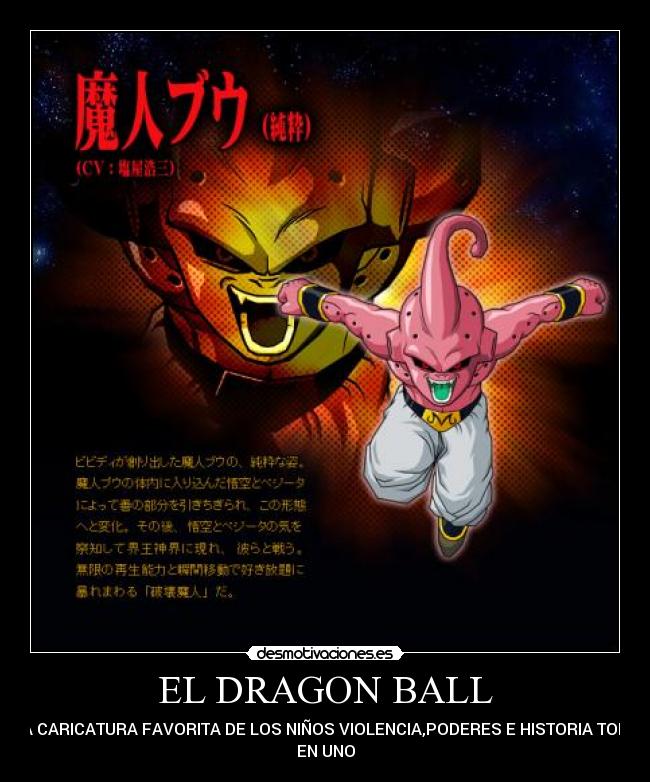 EL DRAGON BALL - LA CARICATURA FAVORITA DE LOS NIÑOS VIOLENCIA,PODERES E HISTORIA TODO
EN UNO