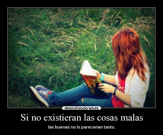 Si no existieran las cosas malas -